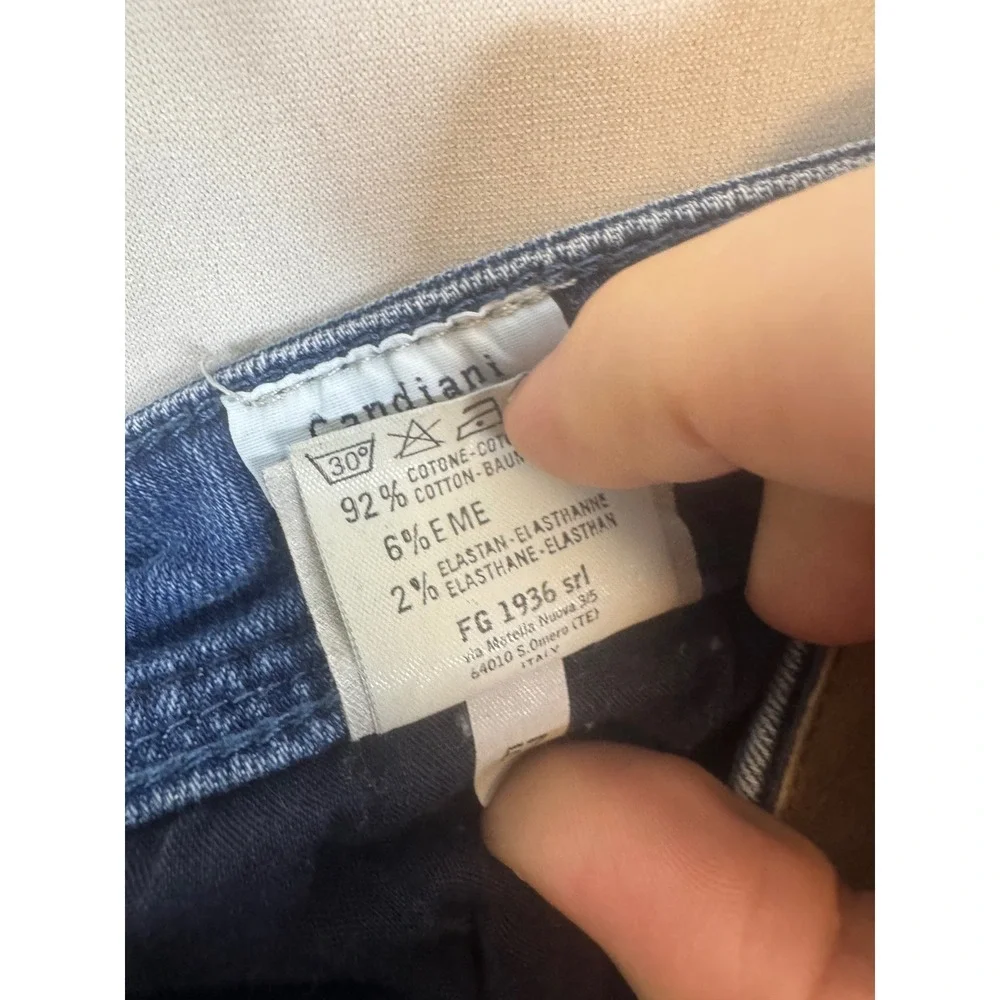 Re-HasH Rubens Italian Candiani Denim‎ Jeans Mens 34X28 Blue Made in Italy 10oz